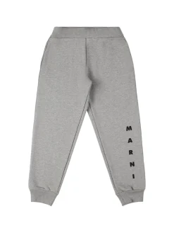 Pantaloni in felpa di cotone con logo