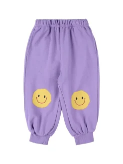 Pantaloni in felpa di cotone stampata