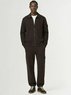 Pantaloni in felpa di lana e cotone