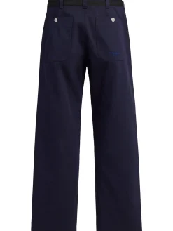 Pantaloni in gabardina stretch
