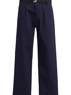Pantaloni in gabardina stretch