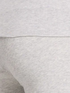 Pantaloni in jersey di cotone felpato