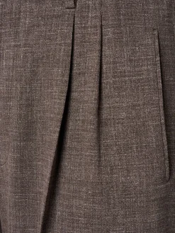 Pantaloni in lino e seta Silas