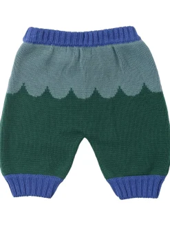 Pantaloni in maglia di lana e cotone