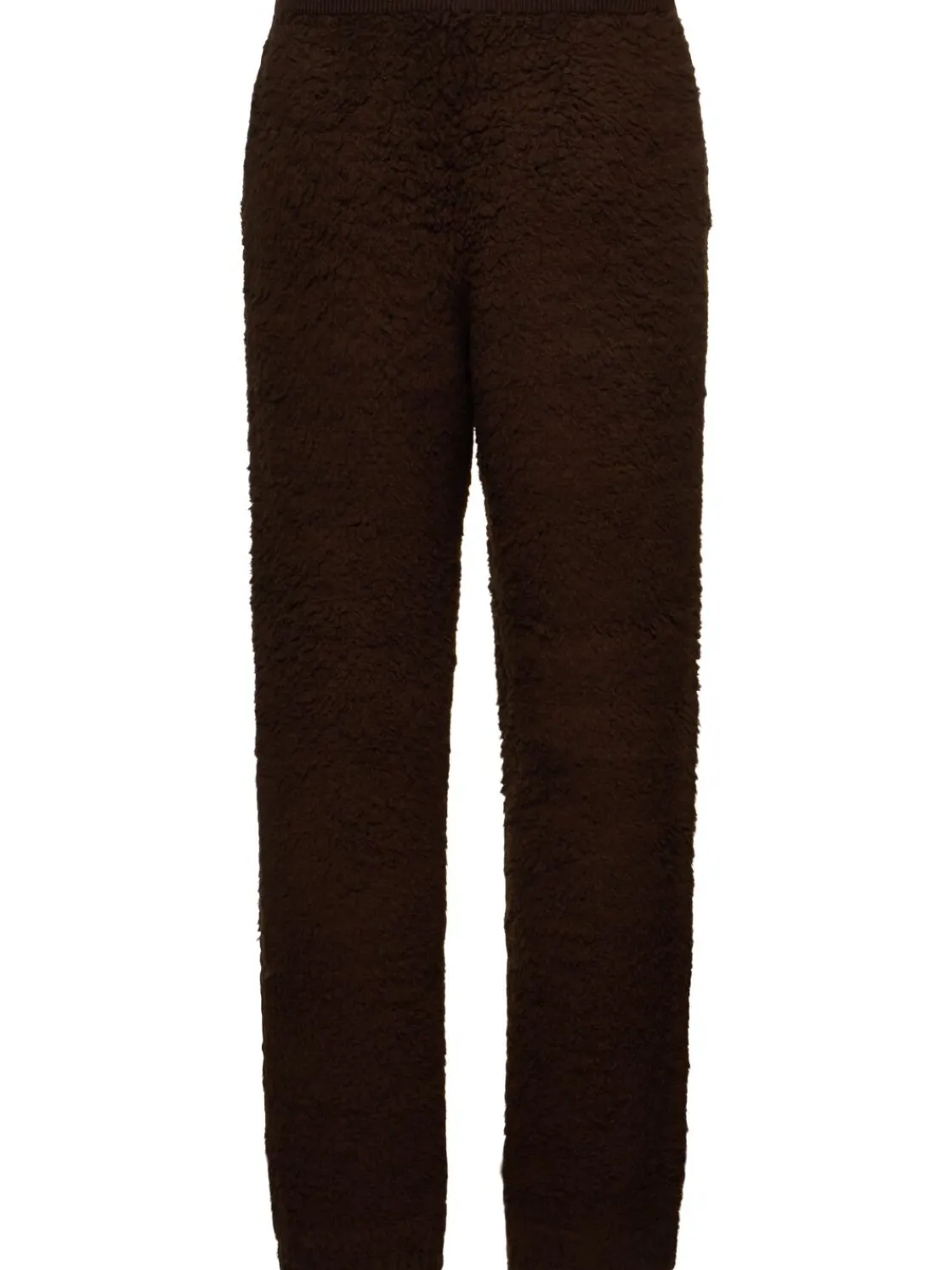 Pantaloni in maglia di misto lana