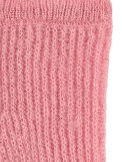 Pantaloni in maglia di misto mohair