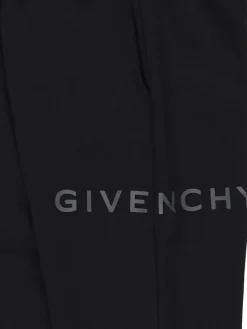 Pantaloni in misto cotone con ricamo