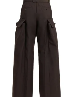Pantaloni in misto lana