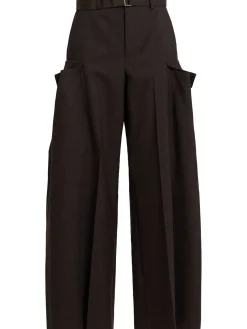 Pantaloni in misto lana