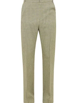 Pantaloni in misto lana con pinces