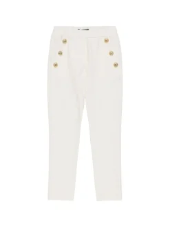 Pantaloni in misto viscosa punto milano