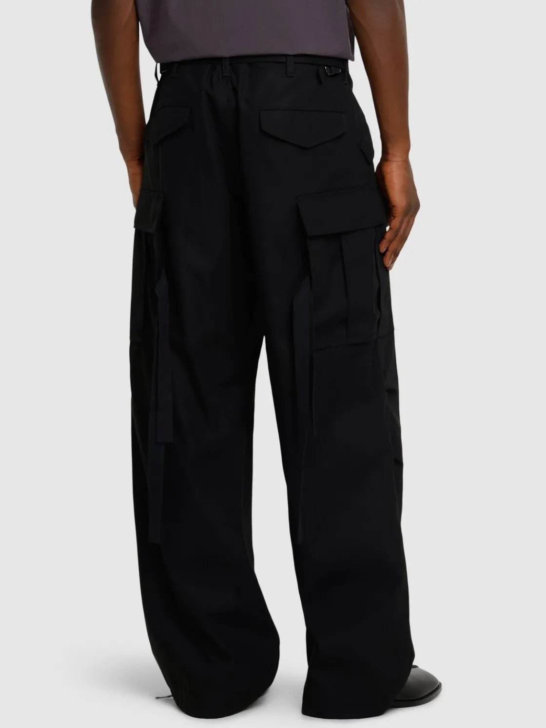 Pantaloni in twill di cotone