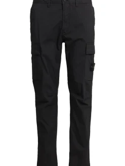 Pantaloni in twill di cotone stretch