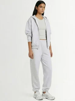 Pantaloni jogger in felpa di misto cotone