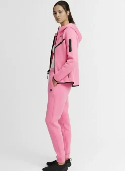 Pantaloni jogger in techno pile