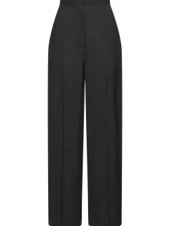 Pantaloni larghi Gordon a vita alta in lana