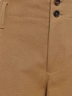 Pantaloni larghi in tela di cotone
