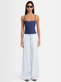 Pantaloni Olimpia in twill di cotone