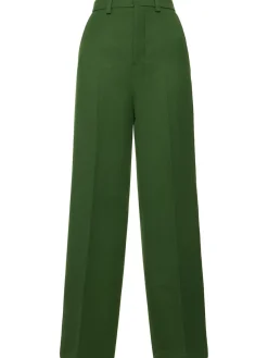 Pantaloni oversize in lana
