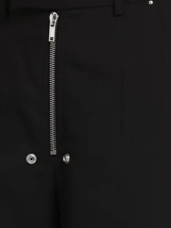 Pantaloni sartoriali gamba ampia in lana