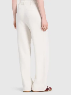 Pantaloni sartoriali in cashmere
