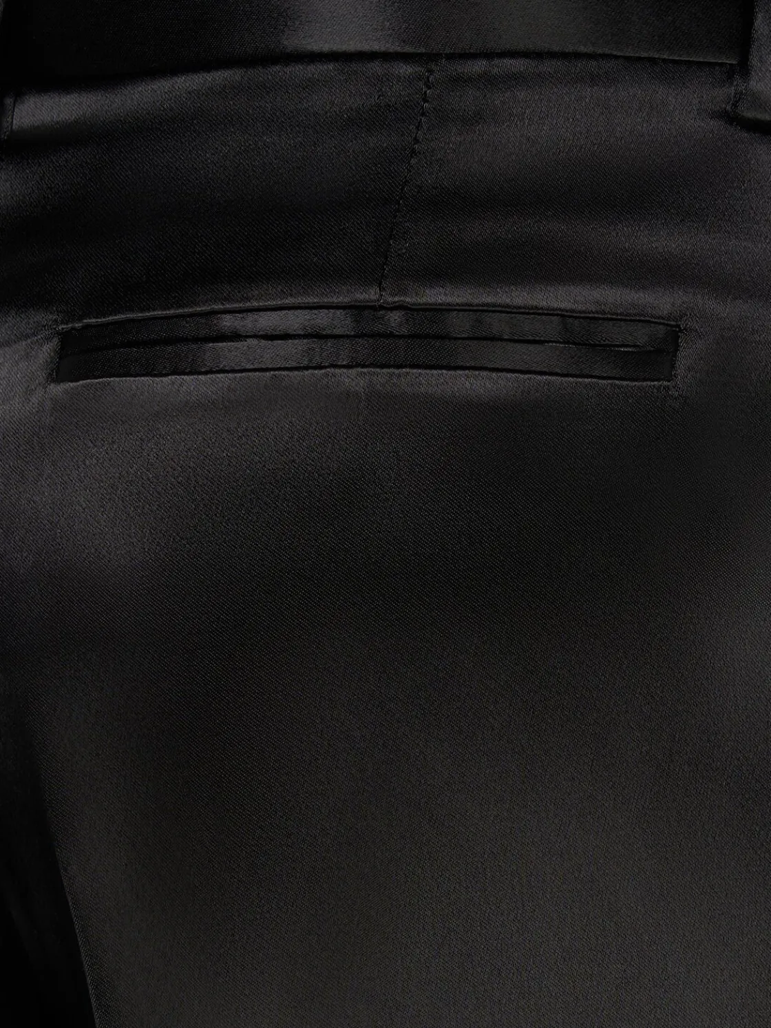 Pantaloni svasati vita media Encore in raso
