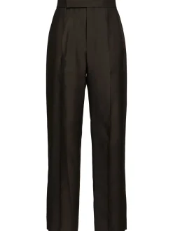Pantaloni 8tH in lana e seta