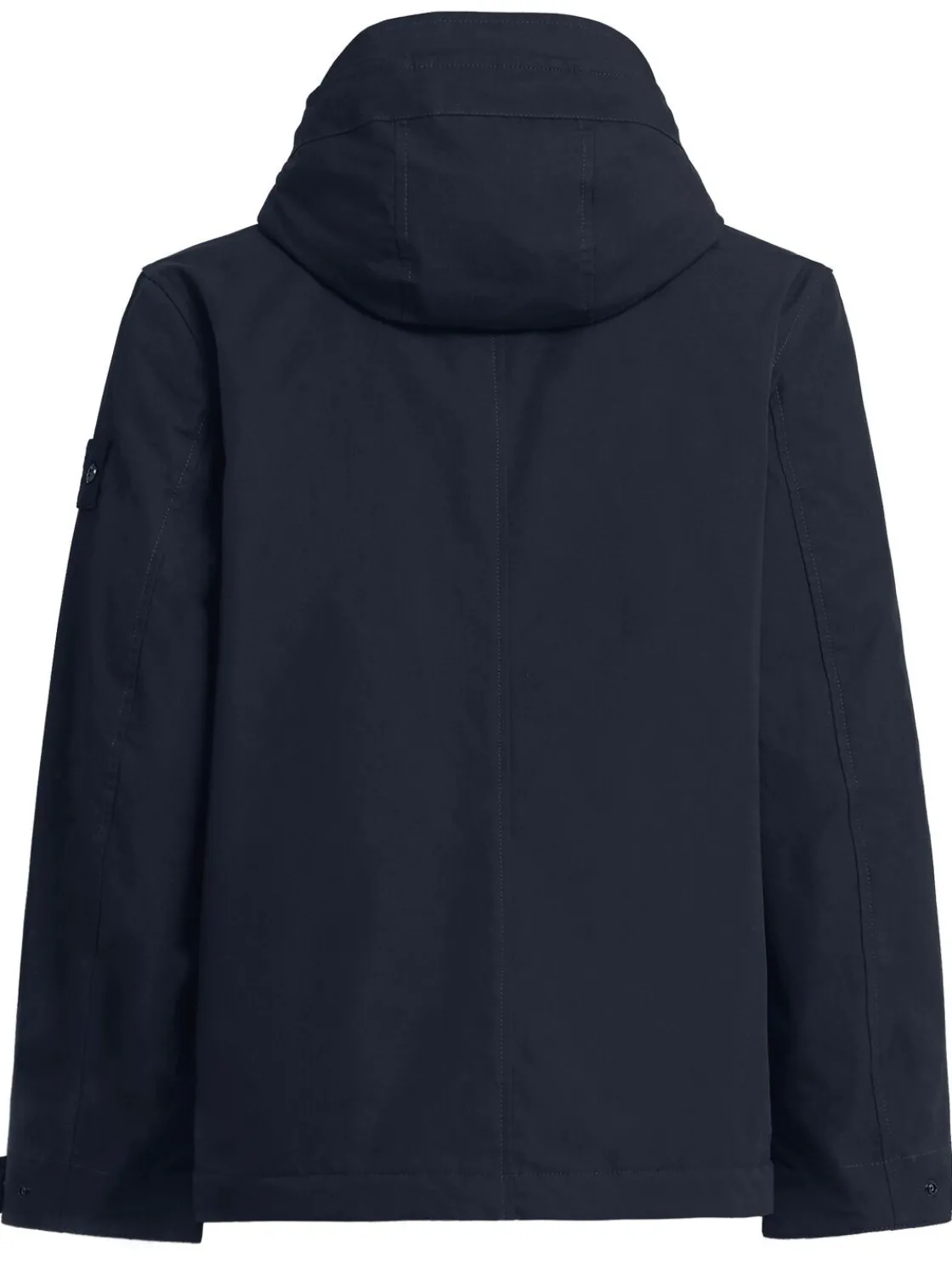 Parka corto in tela di cotone