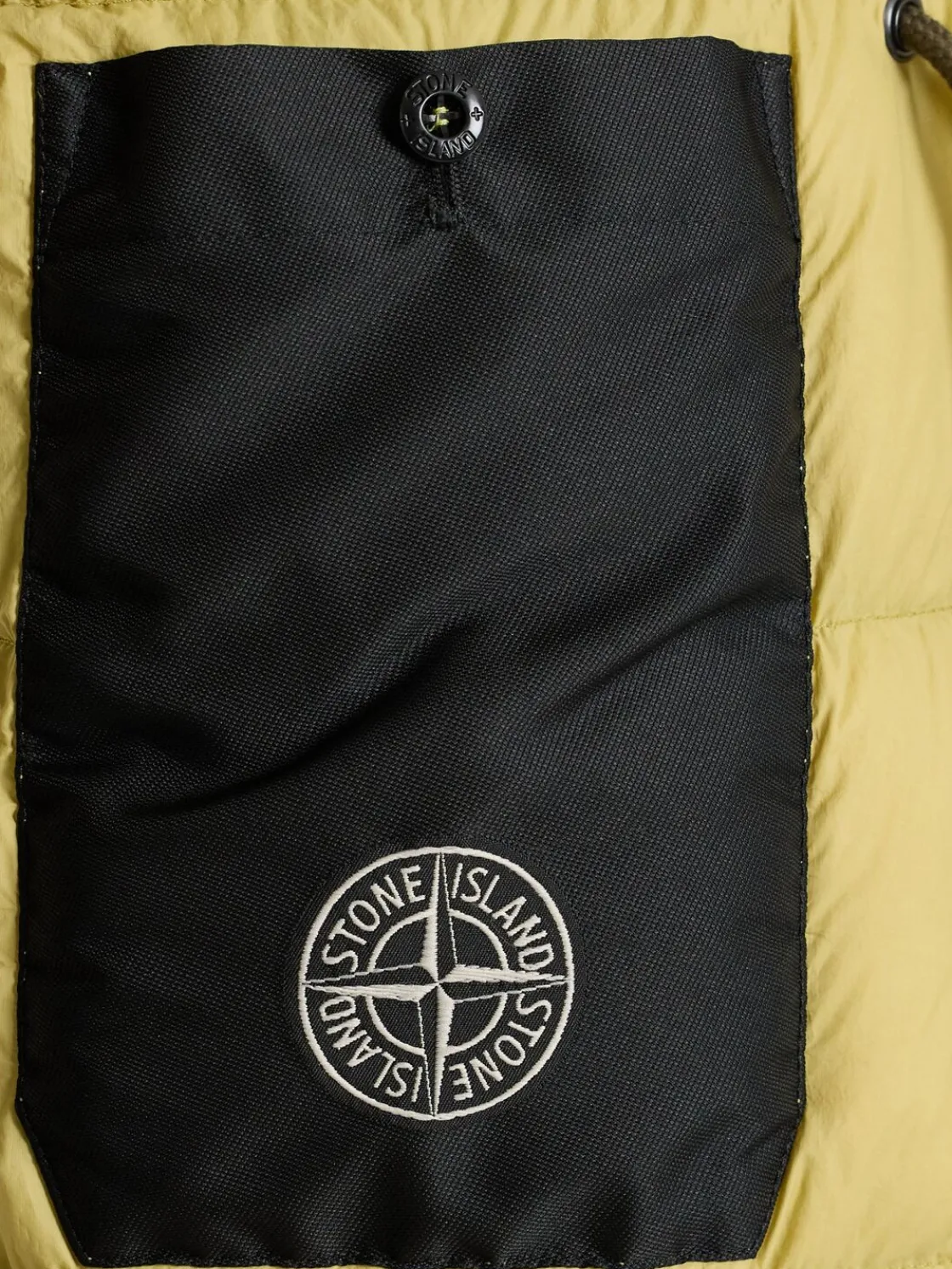Parka lungo in misto cotone millerighe