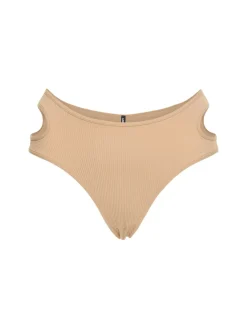 Perizoma in jersey a costine con cutout