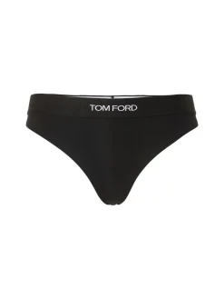 Perizoma in jersey di modal con logo