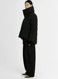 Piumino collo alto Naska in nylon opaco