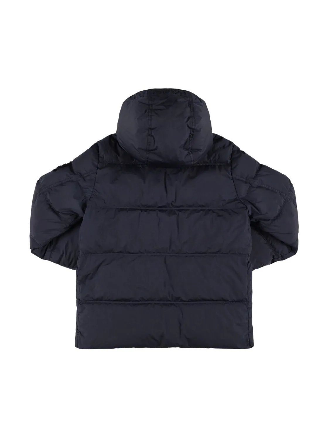 Piumino in nylon con cappuccio
