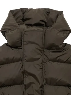 Piumino in nylon con cappuccio