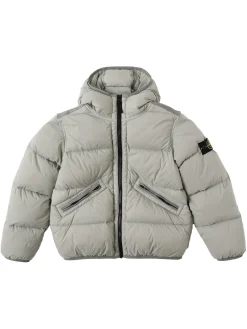 Piumino in nylon con cappuccio