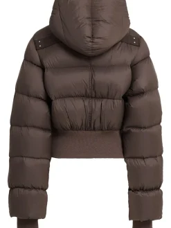 Piumino in nylon leggero con cappuccio