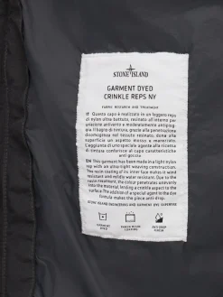 Piumino parka corto in nylon