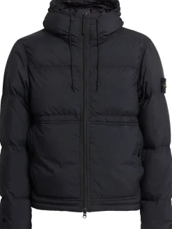Piumino parka corto in ripstop
