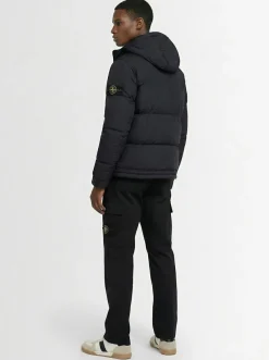 Piumino parka corto in ripstop