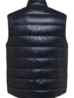 Piumino smanicato Gui in nylon trapuntato