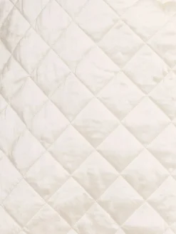 Plush zip-up mock neck jacket