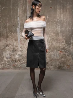 Pochette media 8.30 PM in pelle