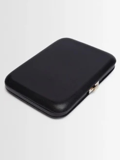 Pochette Minaudiere in pelle martellata