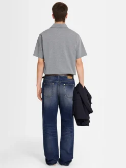 Polo a maniche corte in jersey di cotone