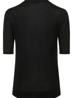Polo Frank in maglia di cashmere e seta