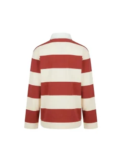 Polo in cotone a righe