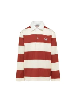 Polo in cotone a righe