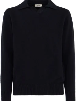 Polo in maglia di lana