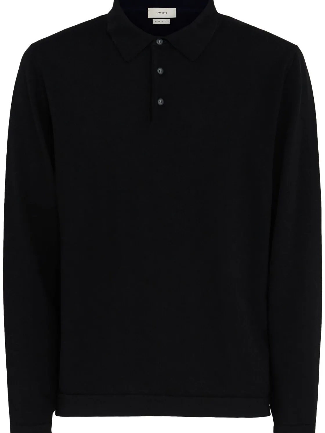 Polo in maglia di lana leggera