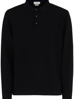 Polo in maglia di lana leggera